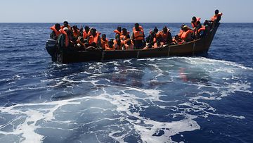 Lampedusa italia siirtolaiset AOP