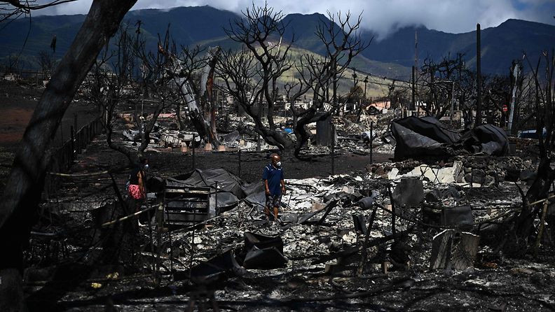 Maastopalojen tuhoja Mauin saarella 11. elokuuta 2023.