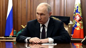 Venäjän presidentti Vladimir Putin Moskovassa 18. elokuuta 2023.