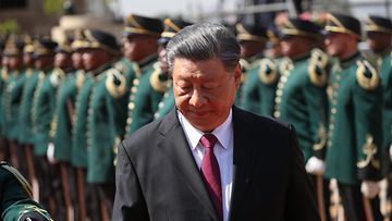 Xi Jinping Etelä-Afrikassa 22. elokuuta.