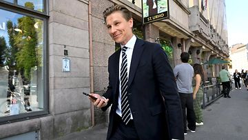 Kokoomuksen varapuheenjohtaja, puolustusministeri Antti Häkkänen (kok.) Helsingissä 14. elokuuta.