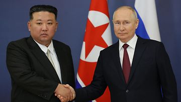 Putin ja Kim 13. syyskuuta.