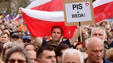 LK Puola mielenosoitus 1.10.2023