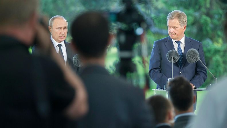 Presidentit Putin ja Niinistö Naantalissa vuonna 2016.