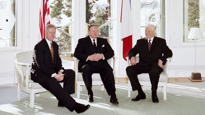 LK1610 Ahtisaari, Clinton, Jeltsin
