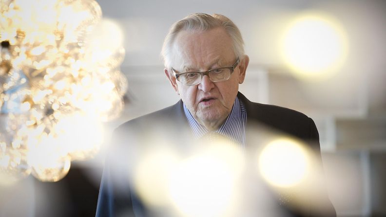 Presidentti Martti Ahtisaari 20. maaliskuuta 2013.