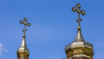 ortodoksikirkko risti kupoli kuvitus