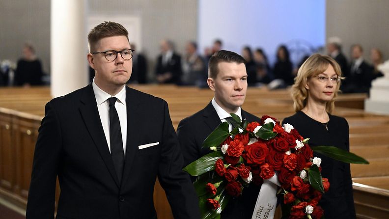 LK Ahtisaaren hautajaiset Lindtman 10112023