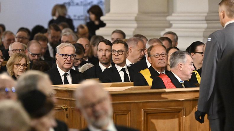 LK Ahtisaaren hautajaiset Stubb Rehn 11102023