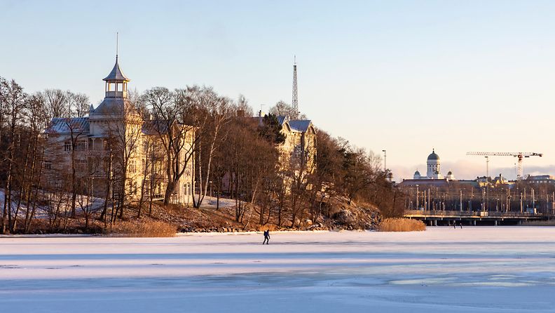 Helsinki talvella.