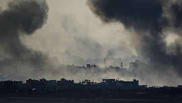 Gazan pommituksen jälkiä 2. joulukuuta 2023.