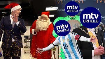 MTV:n jalkapallolähetyksessä vieraili tähtiluokan joulupukki.