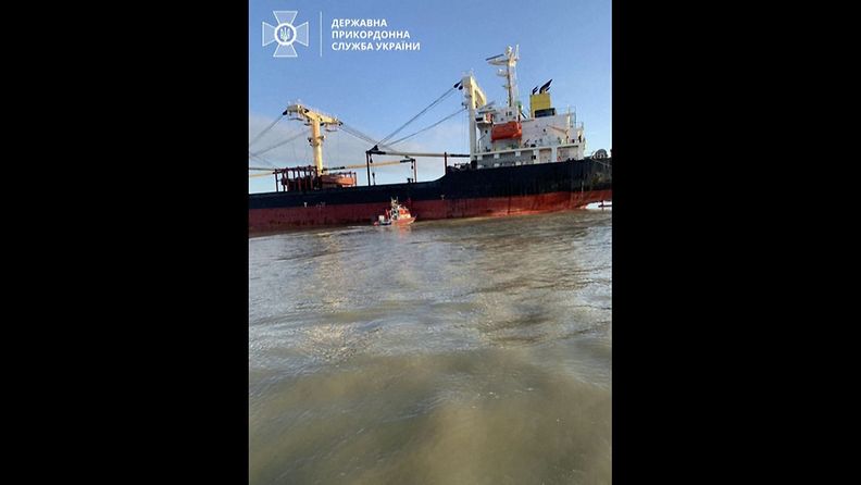 Reuters Laiva osui miinaan Mustallamerellä