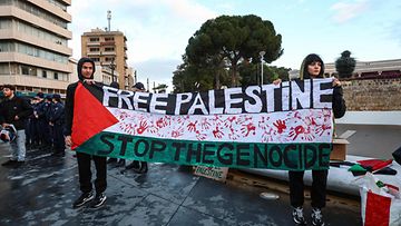 LK Palestiina mielenosoitus