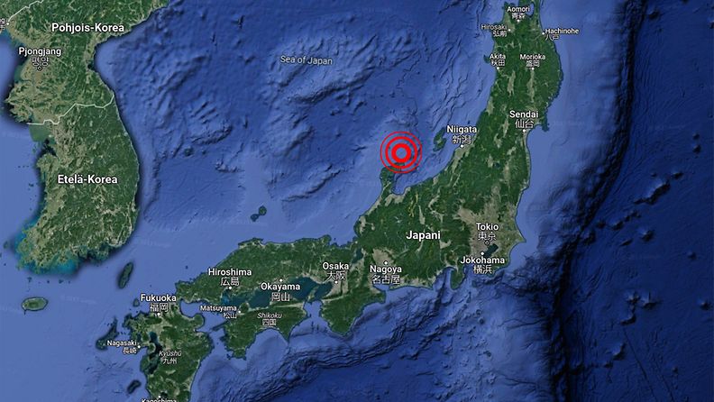 Japani maanjäristys