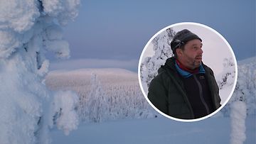 Juhani Holma, Näkymä Keimiötunturista Pallastunturiin 2.1.2024