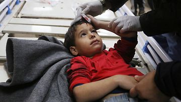 AOP Gaza haavoittunut lapsi