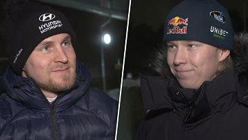Esapekka Lappi ja Kalle Rovanperä. 
