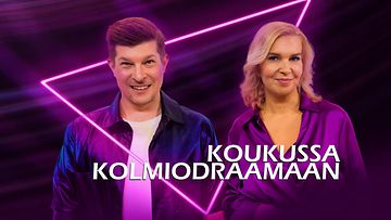 Koukussa Kolmiodraamaan vodcast Jari Peltola ja Katja Lintunen