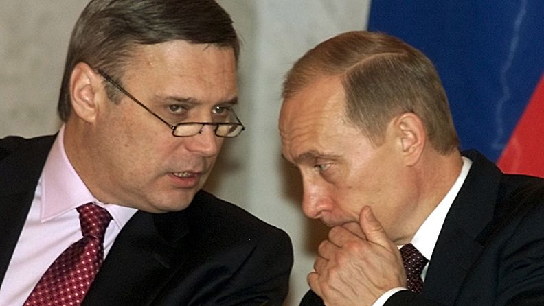 AOP Mihail Kasjanov ja Vladimir Putin 2003