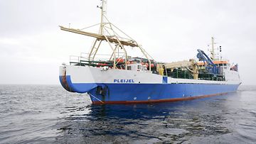 LK Kaapelilaiva Pleijel Bornholmin edustalla 14. maaliskuuta 2024