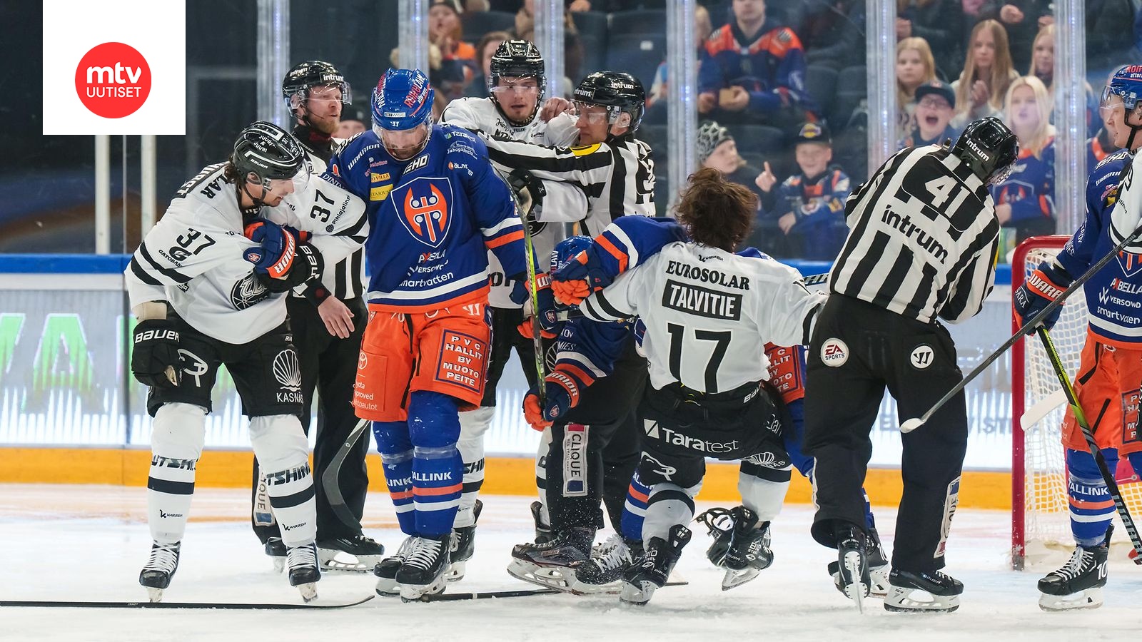 Tappara Ja TPS – Oliver Lauridsen, Luke Witkowski Ja Jimi Suomi ...