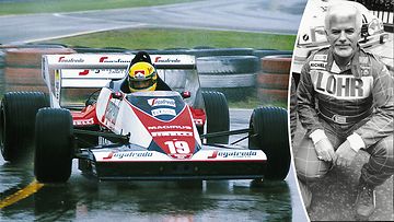 Ted Toleman (oik.) tarjosi Ayrton Sennalle (vas.) tämän ensimmäisen F1-auton kaudella 1984.