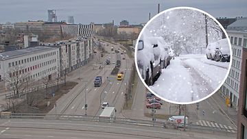 sääkuva, lumimyrsky, Helsinki