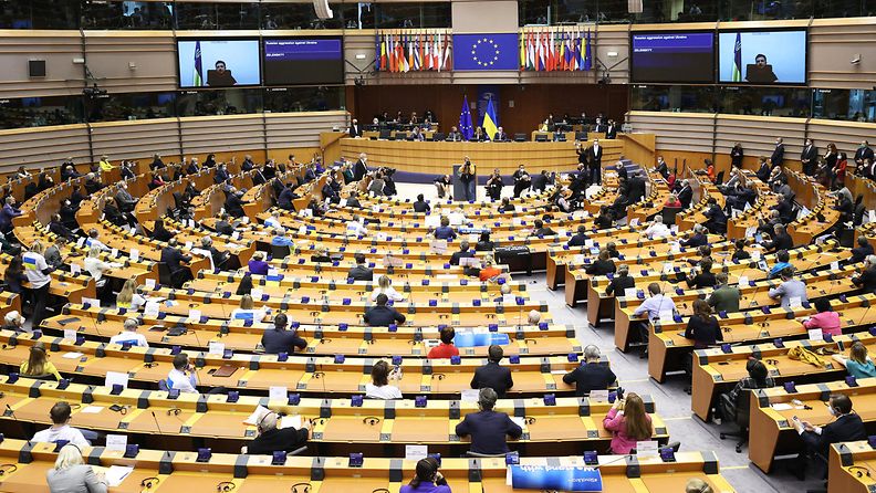 EU parlamentti Zelenskyi 2022 AOP