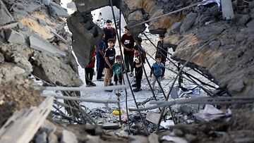 Pommituksen jälkiä Rafahin kaupungissa 3. toukokuuta.