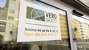 Verotoimisto Helsingissä marraskuussa 2021.