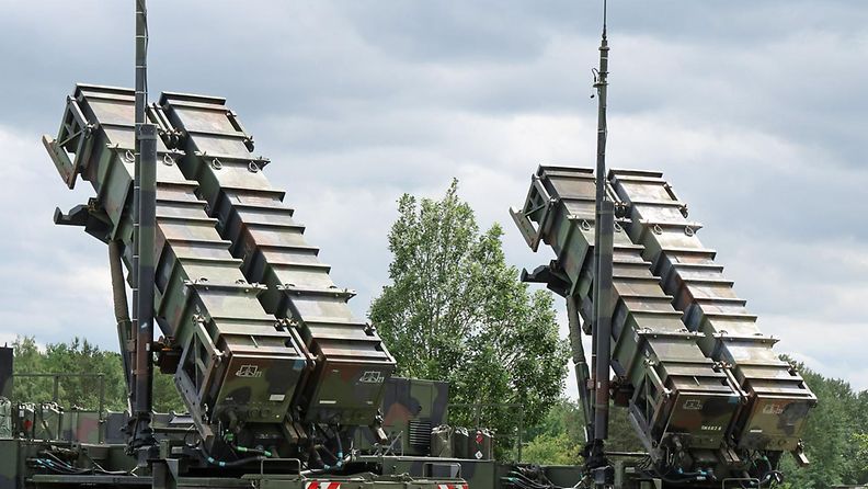 Yhdysvaltalaisia Patriot-ilmatorjuntajärjestelmiä Saksassa toukokuussa.