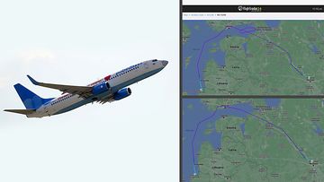 Pobeda, flightradar, lentokone