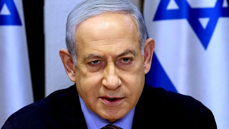 Israelin pääministeri Benjamin Netanjahu joulukuussa 2023.
