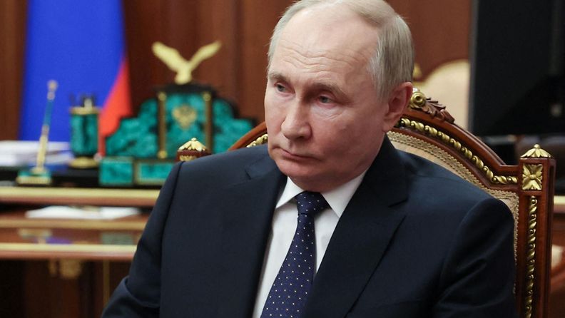 Venäjän presidentti Vladimir Putin Moskovassa 1. kesäkuuta.