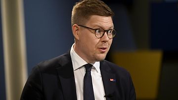 SDP:n Antti Lindtman Ylen EU-vaalikeskustelussa.