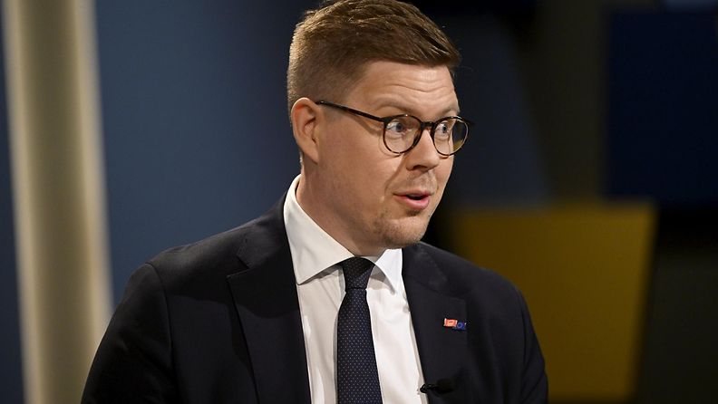 SDP:n Antti Lindtman Ylen EU-vaalikeskustelussa.