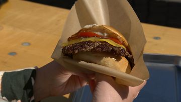 Burgeri smash burger hampurilainen