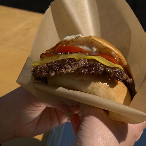 Burgeri smash burger hampurilainen