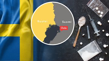 Oulu, Ruotsi, huumeet