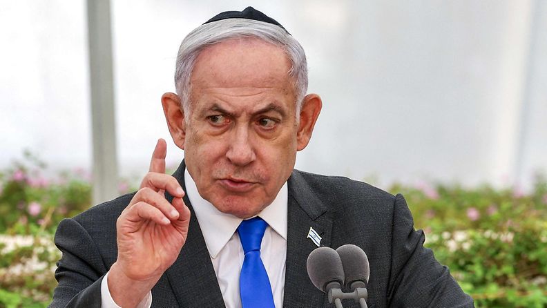 Israelin pääministeri Benjamin Netanjahu Tel Avivissa 18. kesäkuuta.