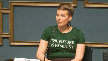 Vihreiden kansanedustaja Jenni Pitko vuonna 2020.