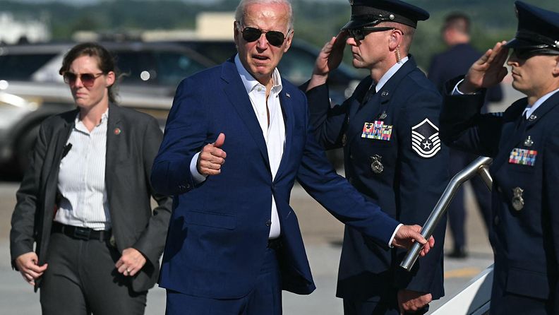 Yhdysvaltojen presidentti Joe Biden 7. heinäkuuta.