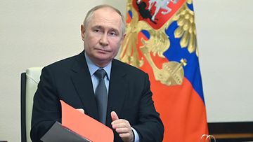 Venäjän presidentti Vladimir Putin Moskovassa perjantaina 12. heinäkuuta.
