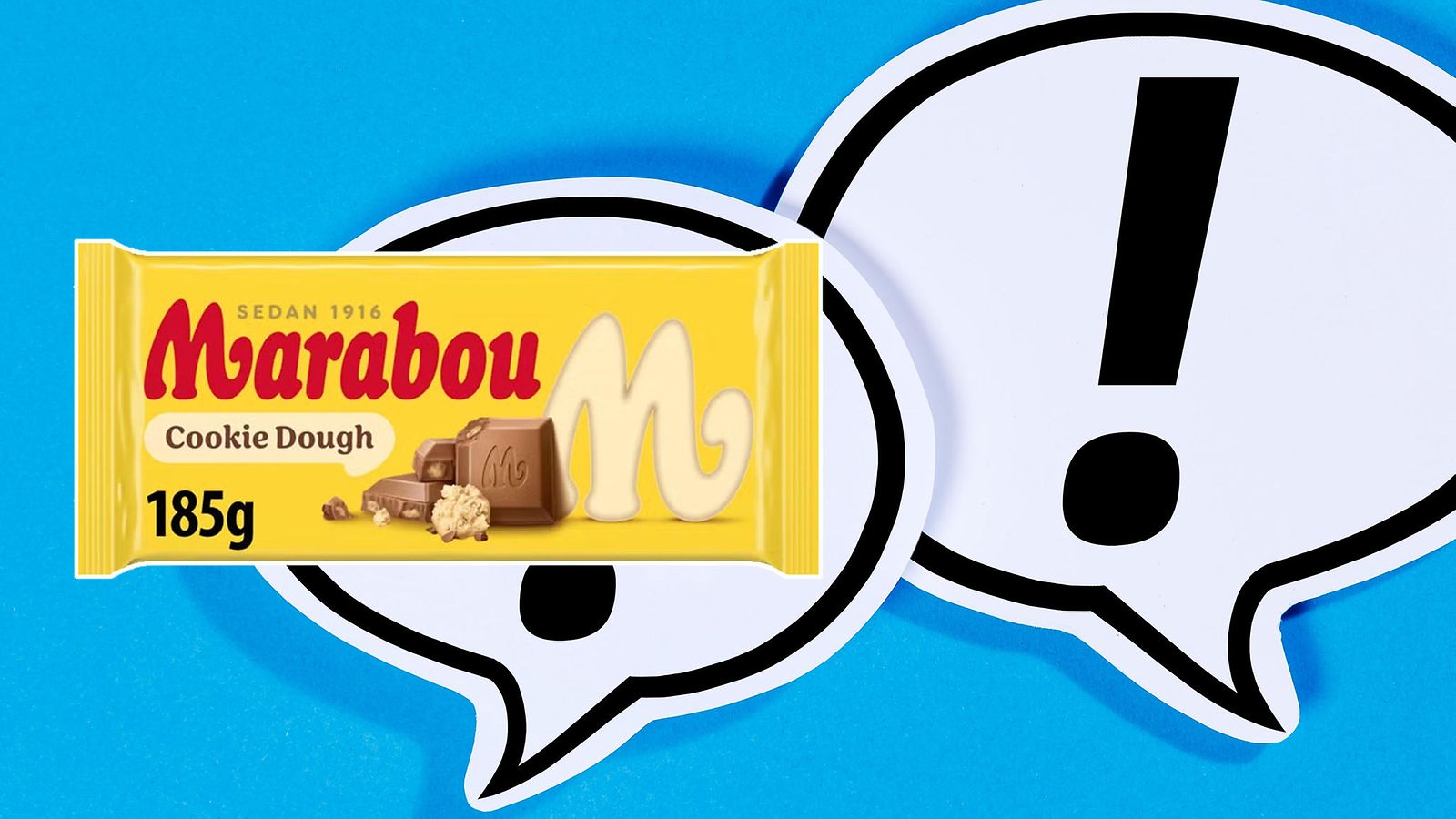 Marabou Cookie Dough 185g saattaa sisältää muovia