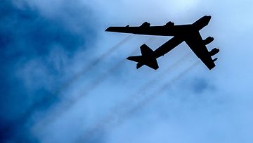 Strateginen B-52-pommikone elokuussa 2022. 