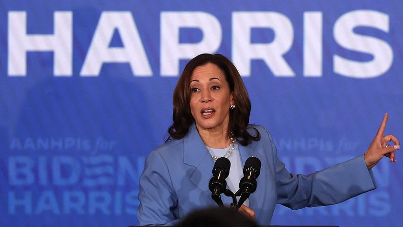 Kamala Harris 9. heinäkuuta.