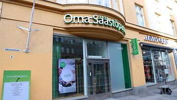 Oma Säästöpankin toimipiste Tampereella.