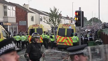 Britannia protesti Southport AOP