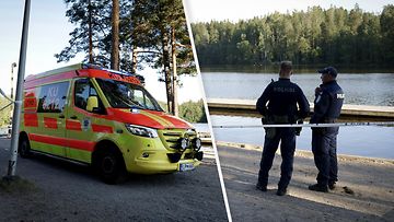 Kuusijärvi kollaasi poliisi ambulanssi